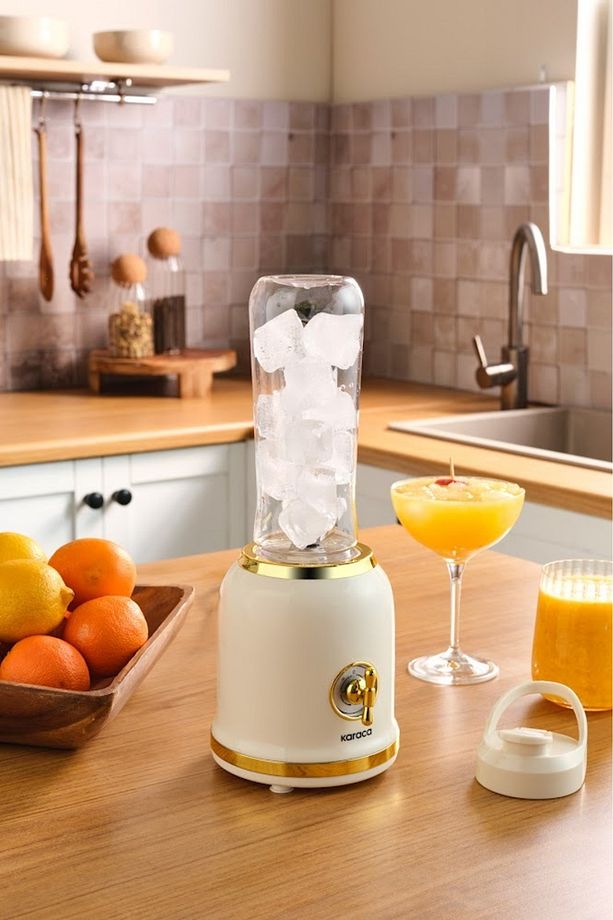 Retro Personal Kişisel Smoothie Blender Cream - 6