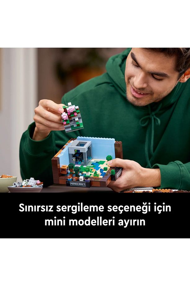 ® Minecraft® Eşya Yapma Masası 21265 - 18+ Yaratıcı Model Yapım Seti (1195 Parça) - 10