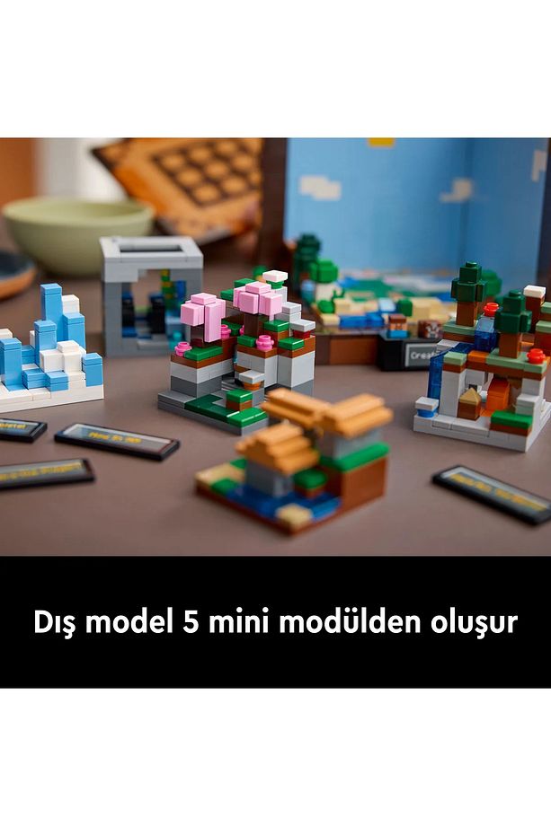 ® Minecraft® Eşya Yapma Masası 21265 - 18+ Yaratıcı Model Yapım Seti (1195 Parça) - 8