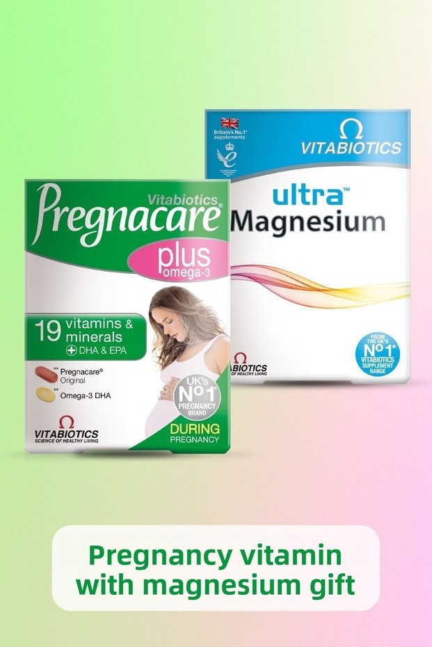 Pregnacare Plus Pregnancy Period Vitamin - Containing Omega-3, Folic Acid, Vitamin D, Iron, Magnesium