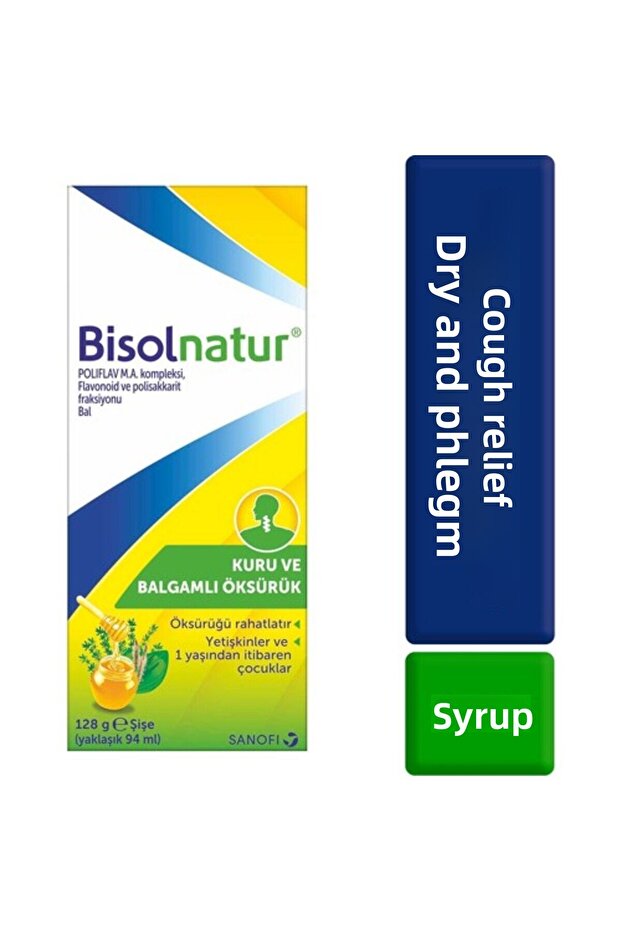 Cough Syrup with Natural Ingredients - Relief from Dry and Sputum Cough