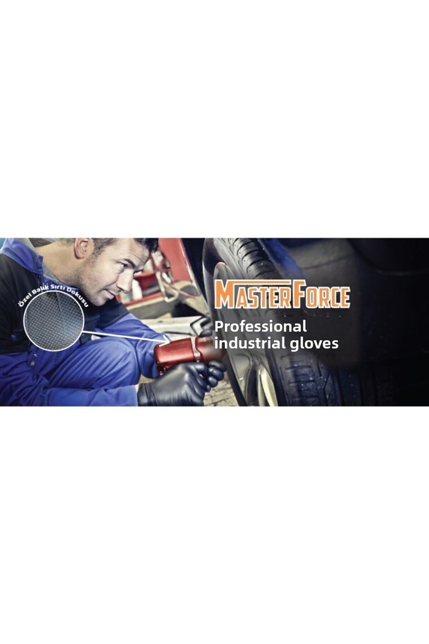 Master Force Nitrile Gloves Size M - 3