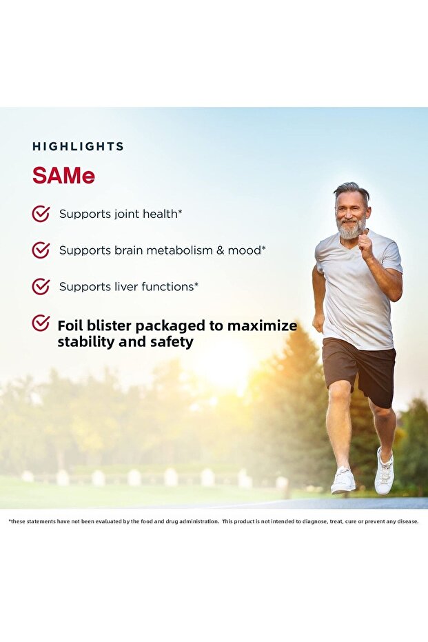 Same S-Adenosyl Methionine (Disulfate Tosylate) 400 Mg Vitamin Sam-E Full Potency - 3