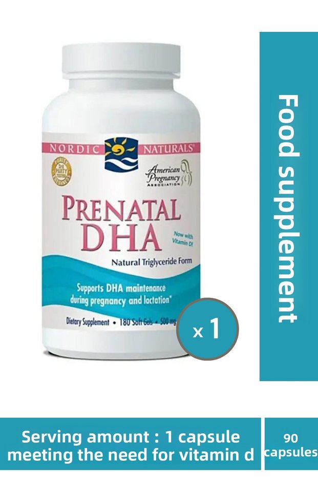 Pregnancy Period Nordic Prenatal Dha 90 Capsules Food Supplement