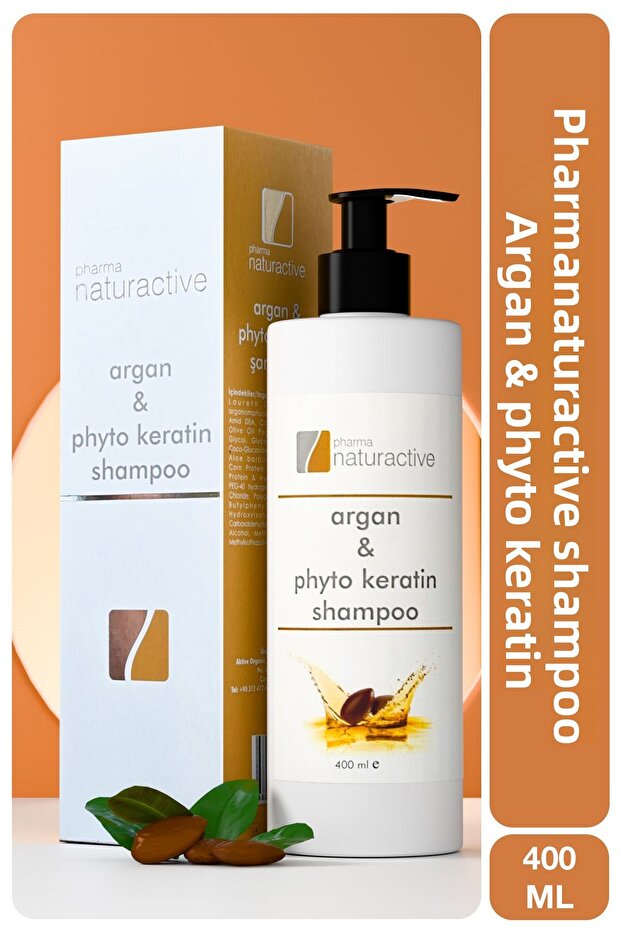Pharma Naturactive Argan Oil and Phyto Keratin Shampoo 400 ml