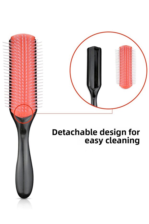 Styling Brush 9 Row Styling Brush Curly Girl Curly Method Brush - 4
