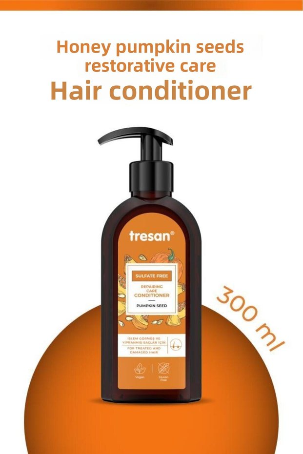 Pumpkin Seed Repairing Sulfate-Free Hair Conditioner – Treated and Damaged Hair (300 ml)