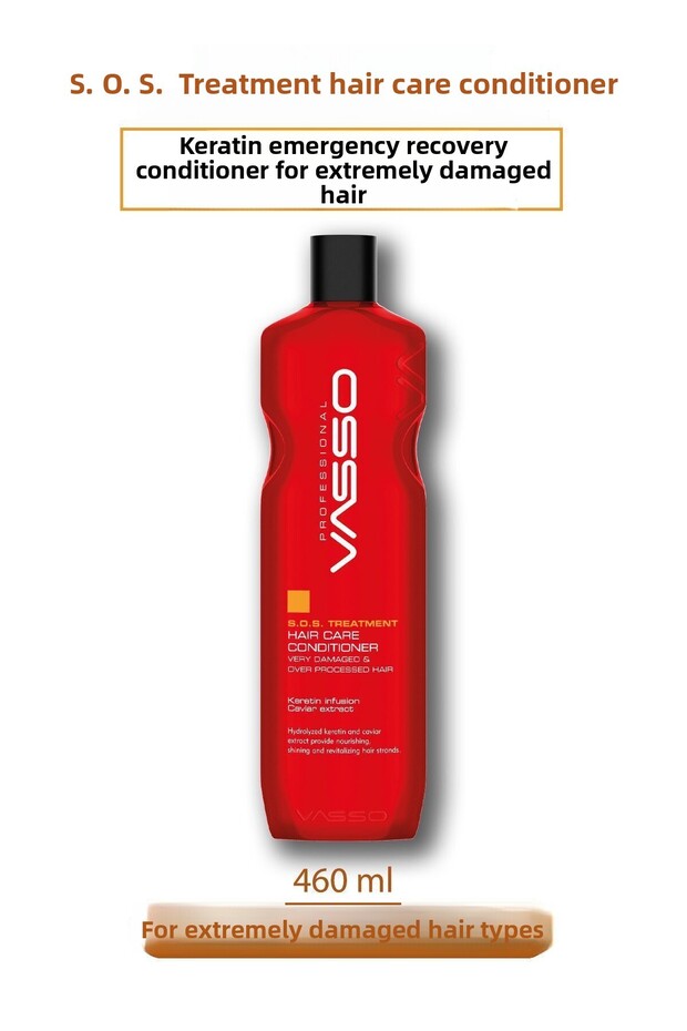 Keratin Emergency Rescue Conditioner for Damaged Hair 460 ml