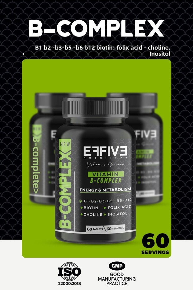 Effive Vitamin B-complex - 60 Tablets - 2