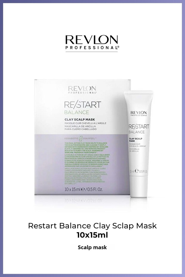 Restart Balance Clay Scalp Mask Purifying Care 15 ml X 10