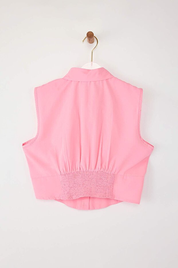 Pembe Kolsuz Gömlek TWOSS25GO00174 - 3