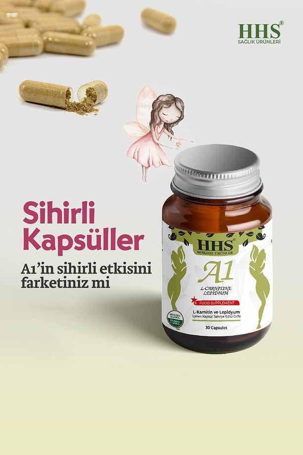 A1 L-carnitine Lepidium Bitkisel Diyet Kapsül - 4