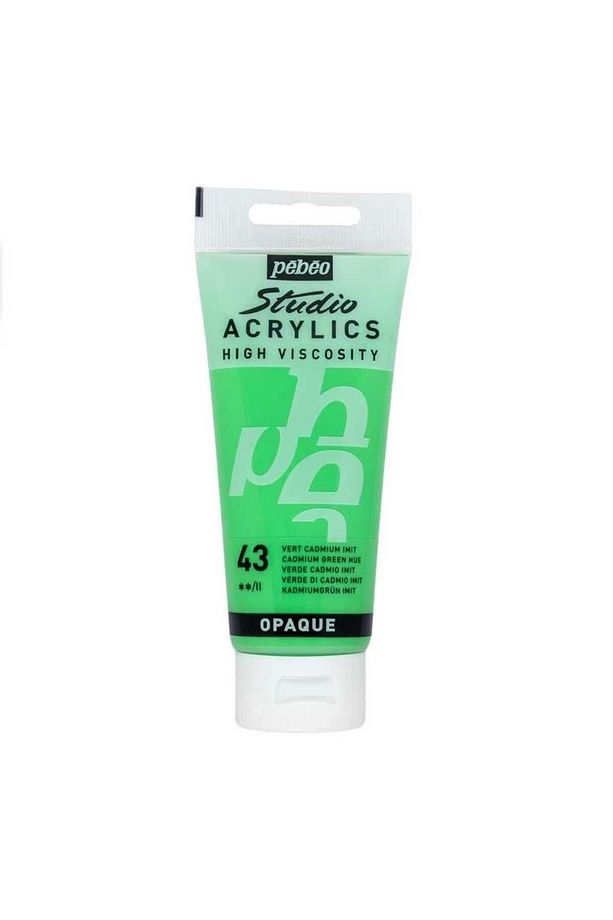 Studio Akrilik Boya 100ml 831-43 Cadmium Green - 2