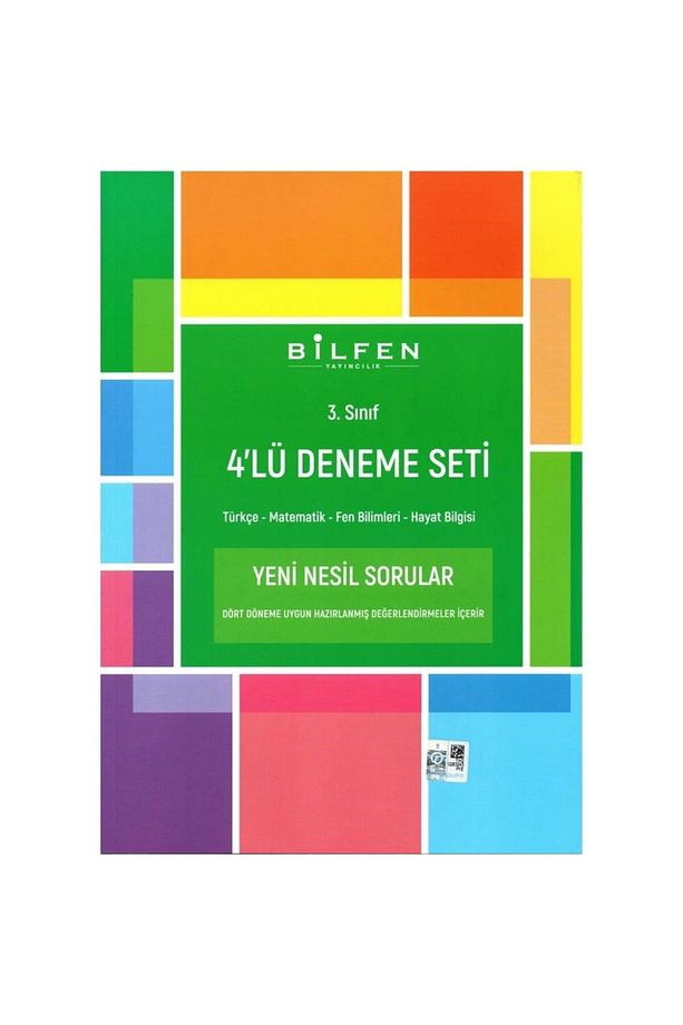 Bilfen 3. Sınıf 4'lü Deneme Seti 2024 - 1