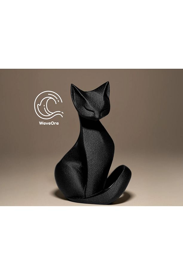 Noir Cat – Siyah Zarafet Kedi Figürü - 1