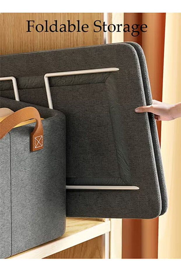 3pcs Cube Closet Storage Box with Portable Handle - 6