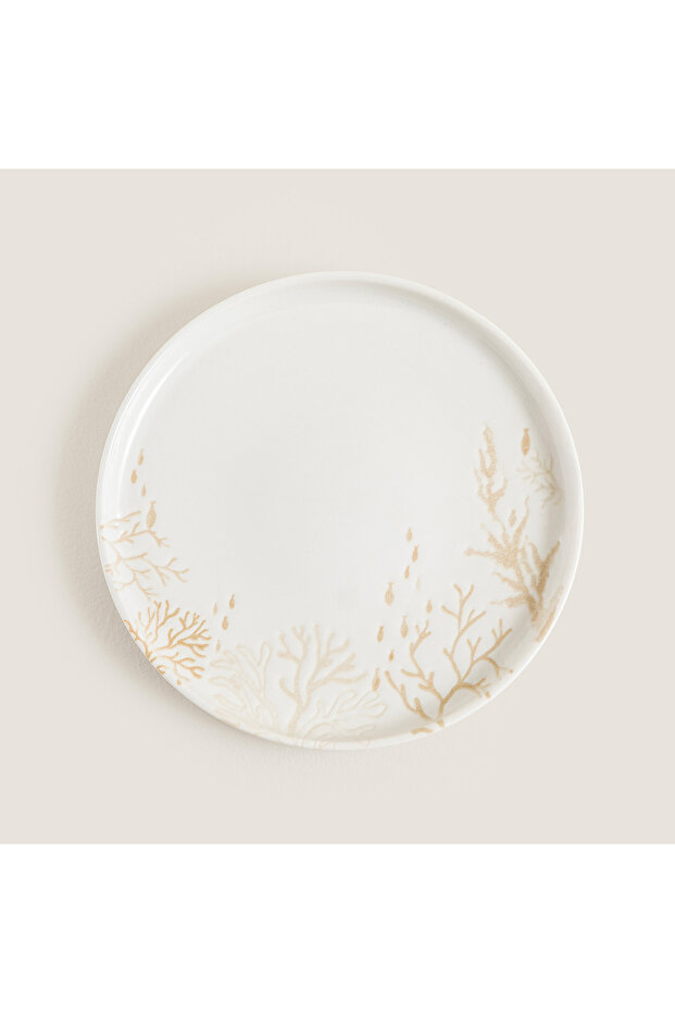 Mely Pasta Tabağı 20 Cm Krem-Bej - 1