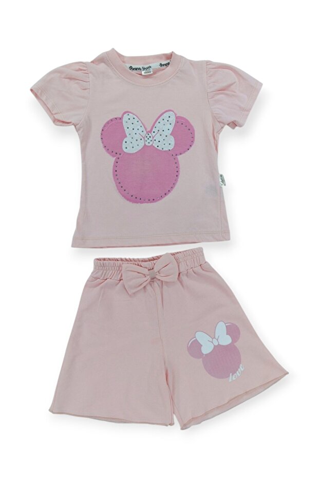 Baby Girl Printed Bottom Top 2 Piece Set