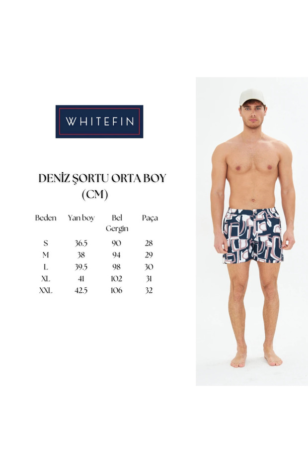 Erkek Deniz Şortu Göçek - 6