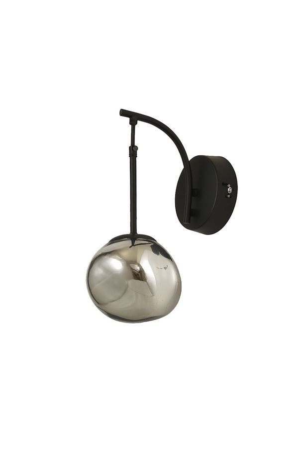 Rainbow Aplik Asimetrik Krom Camlı Dekor Aydınlatma İçin Modern Sarkıt APLİK - (Loş ışık verir) - 3
