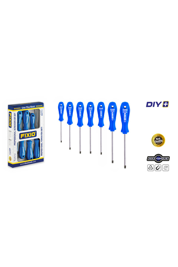 Fixio FT7000 7 Parça Torx Tornavida Takımı/Seti - 1