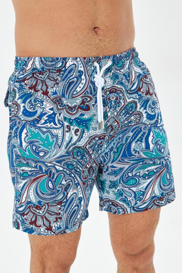 Erkek Şirince Deniz Şortu - 8