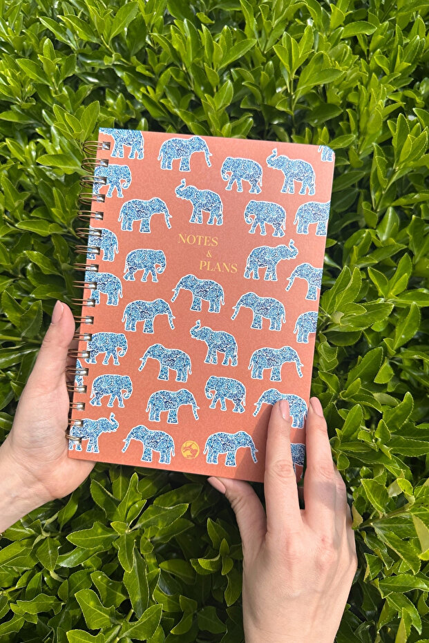 Utopia Spiral Notebook - فيل عادي 17x24 سم