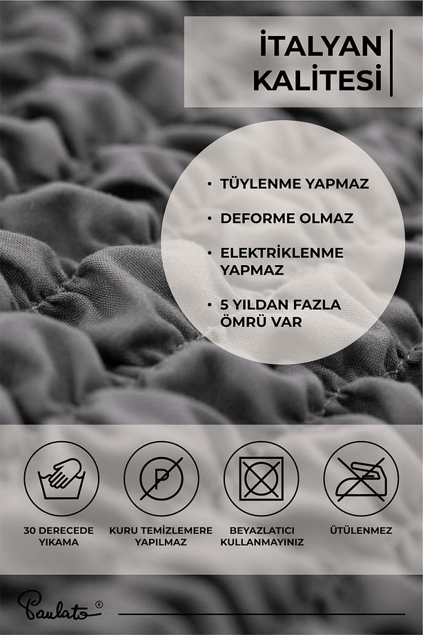 Sandalye Kılıfı Sandalye Örtüsü Mutfak Sandalye Koruma Kılıfı Seti (2 adet) - Antrasit - 2