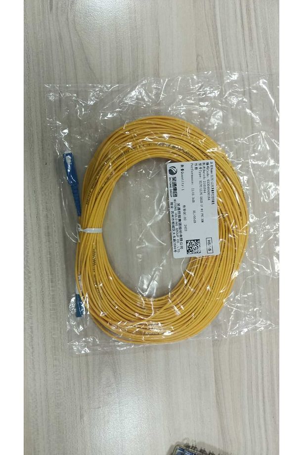 FİBER OPTİK PATCH CORD KABLO LC-SC SİNGLE MODE 9/125 SİMPLEX 30 MT - 1