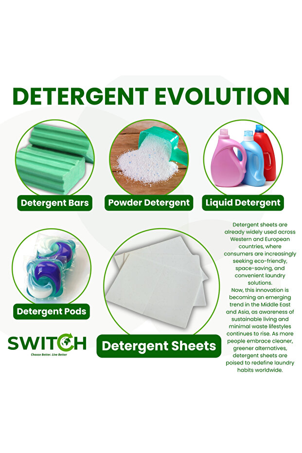 SWITCH Eco Laundry Detergent Sheets - 5