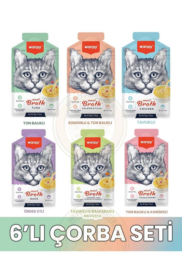 Kediler Için Çorba Seti Mix 6x50gr - 2