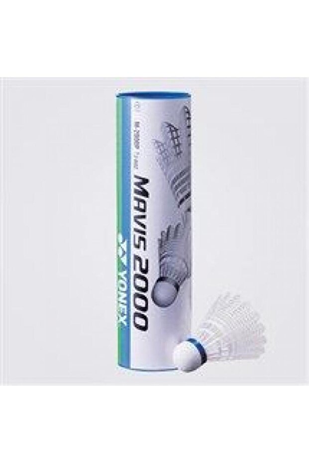 SHUTTLE MAVİS 2000 (6'lı) BEYAZ BADMİNTON TOPU - 1