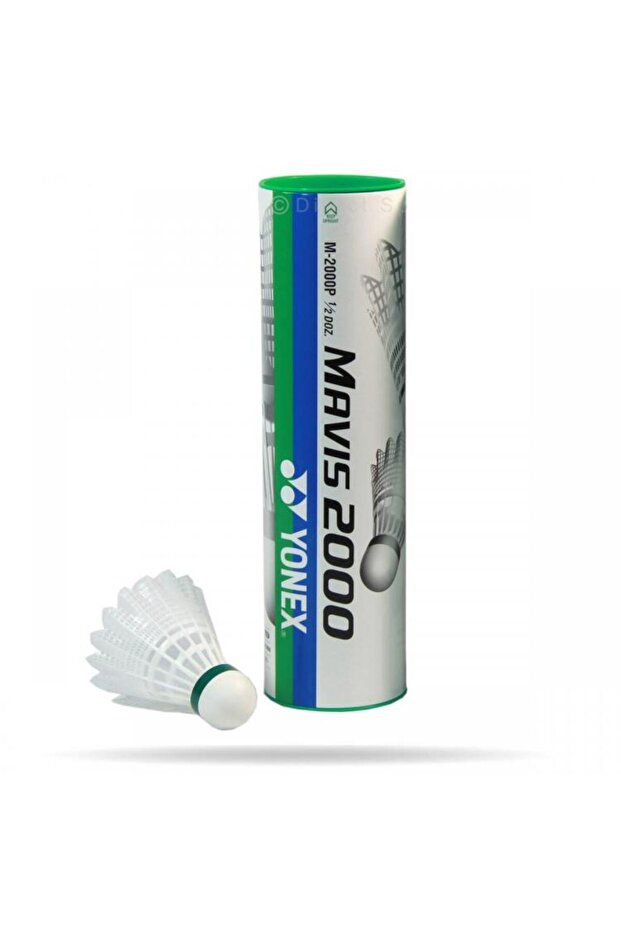 SHUTTLE MAVİS 2000 (6'lı) BEYAZ BADMİNTON TOPU - 2