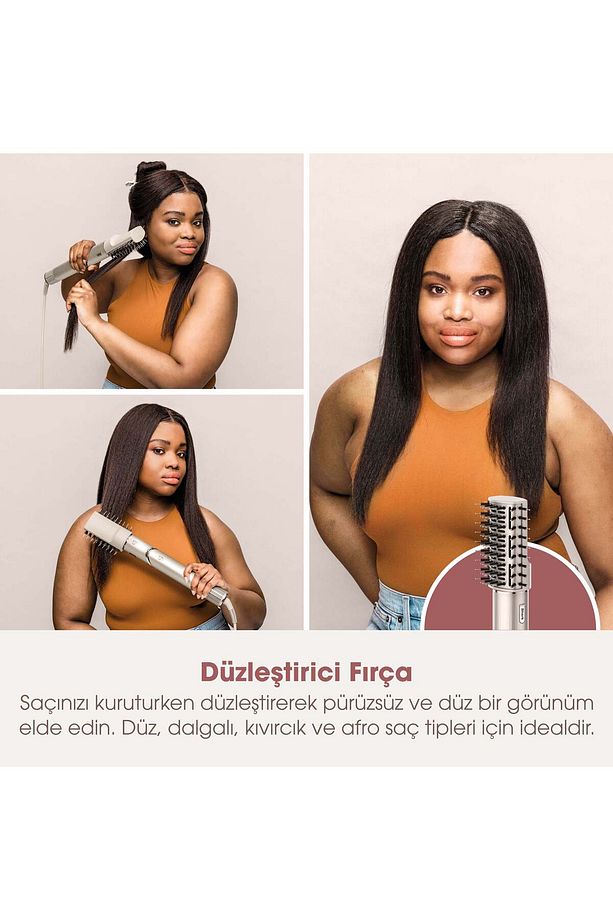 Flexstyle 5-in-1 Saç Kurutma & Şekillendirme Sistemi - Stone - 7