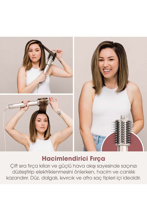 Flexstyle 5-in-1 Saç Kurutma & Şekillendirme Sistemi - Stone - 6