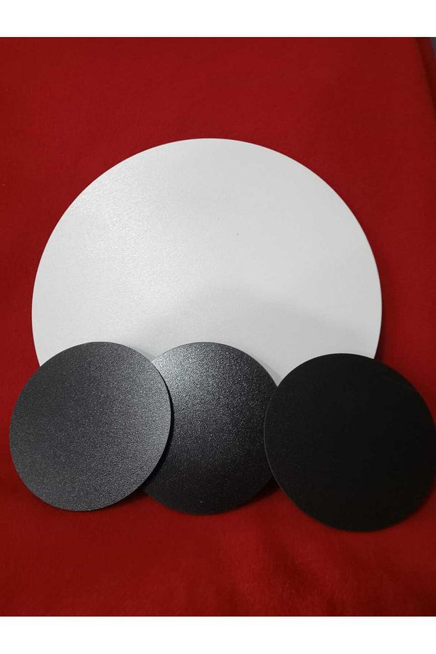 12 Parçalık Set (6 ADET 22X0.5 CM TABAK ALTLIĞI 6 ADET 10X0.5 CM BARDAK ALTLIĞI) - 6