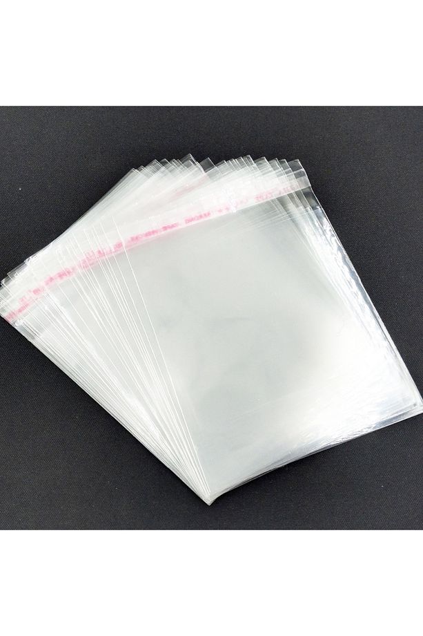 Jelatin Bantlı Yapışkanlı Naylon Poşet 100'lü 7 X 12 - 2