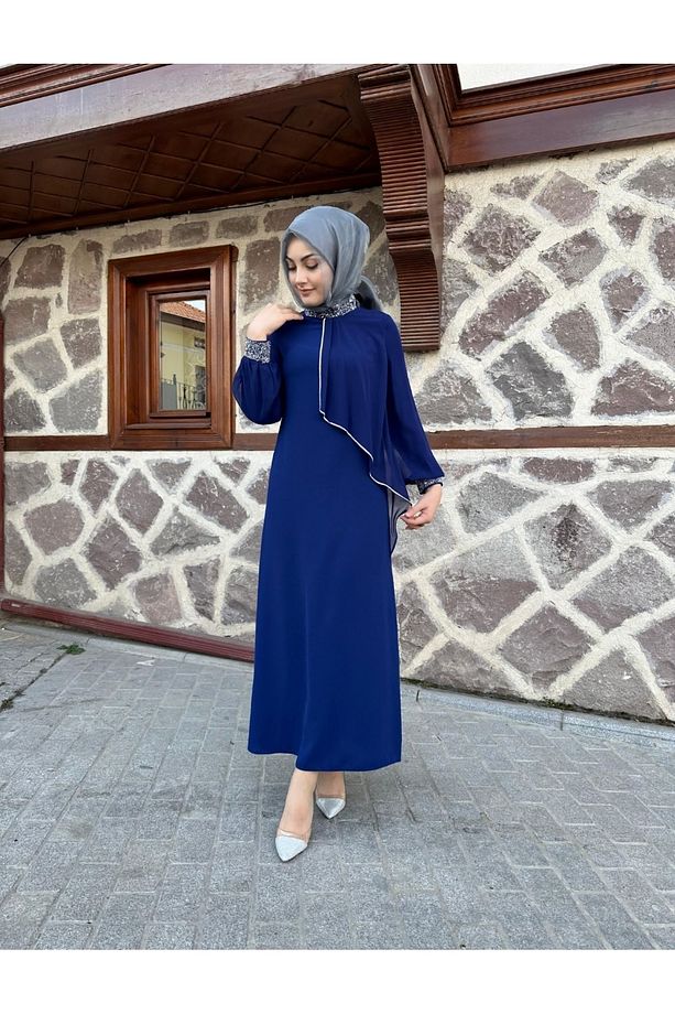 krep taş işleme elbisemiz - 4
