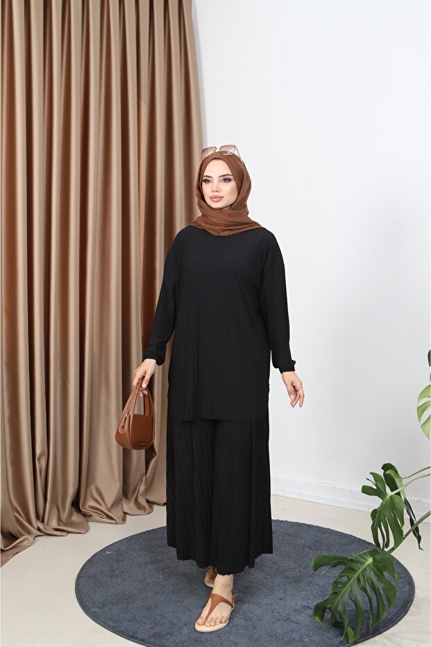 Piliseli Pantolonlu Takım - 1