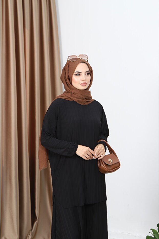 Piliseli Pantolonlu Takım - 5