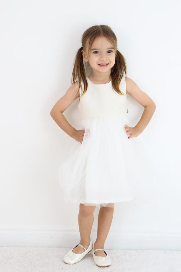 Tüllü Elbise 2 7 Yaş - 3