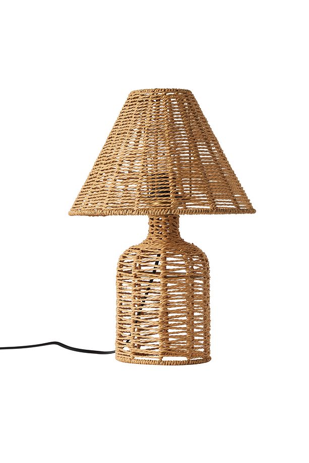 Mateo İpli Rattan Hasır Abajur - 5