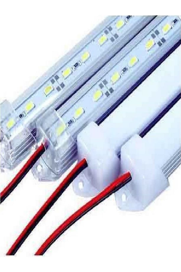 Digielektro Kırmızı Barled Çubuk Led 72 Ledli 5730 Kasalı Şeffaf Kapak 100cm 12volt - 2