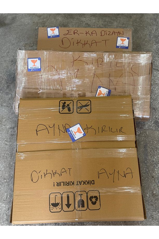 Ayna 90*40*12 Ultra Lüks Gerçek Ayna Dresuar piyano Takımı Seti AYAKSIZ Çekmeceli (BRONZ)  Renk - 4