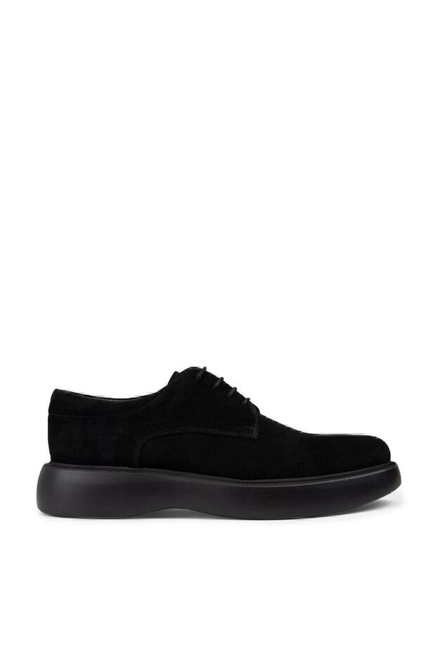 Genuine Suede Black Casual Men's Shoes