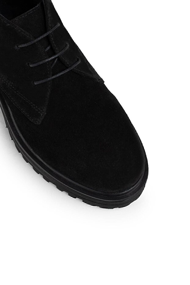 Hakiki Süet Siyah Kadın Bot - 7