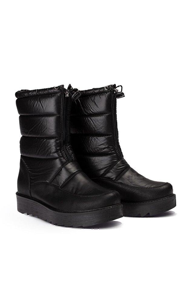 Siyah Kadın Kar Botu - 5