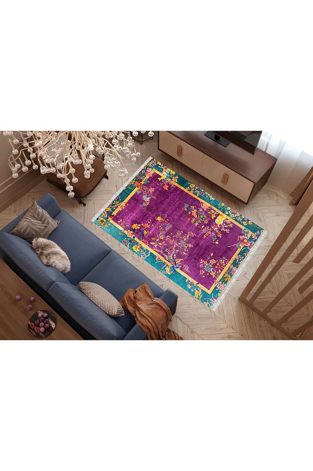 Dokuma Tabanlı Yıkanabilir, Leke Tutmayan Kilim - 3