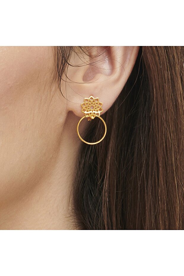 22 Ayar Mandala Küpe - 2