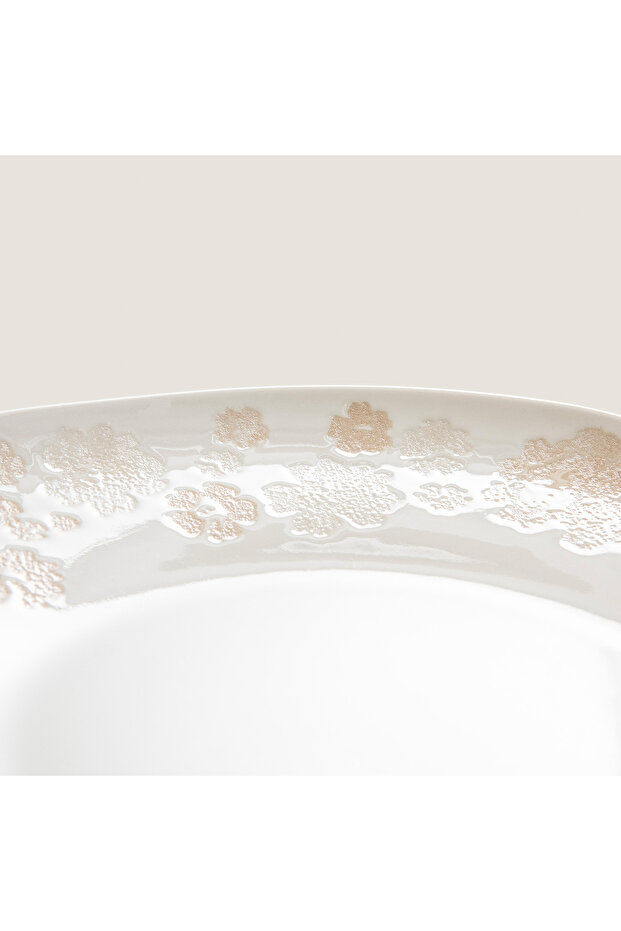 Alles Servis Tabağı 28 Cm Krem-Bej - 6